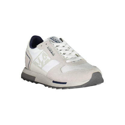 White Polyester Sneaker