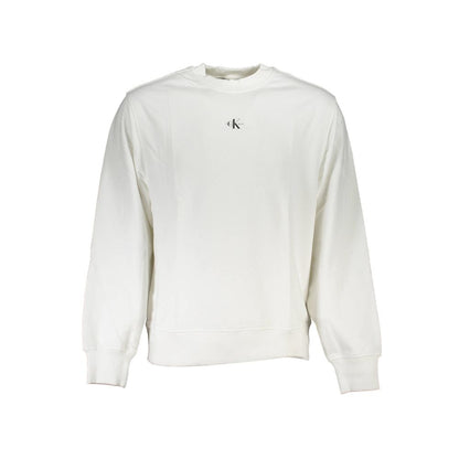 White Cotton Men's Sweatshirt