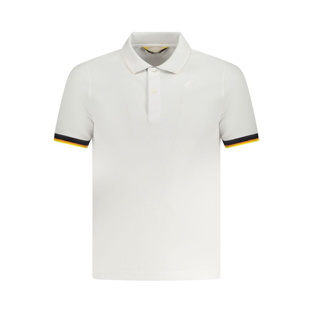 White Cotton Men's Polo Shirt