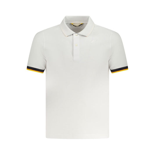 White Cotton Men's Polo Shirt