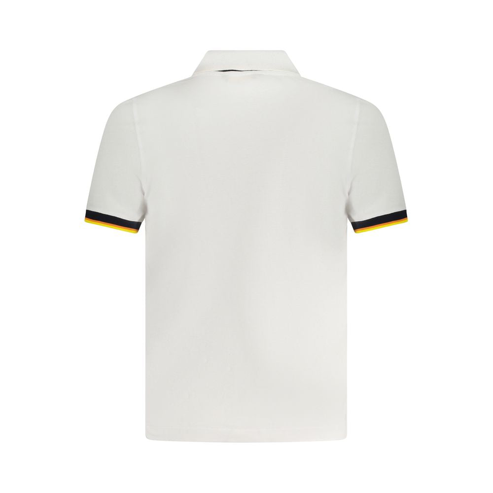 White Cotton Men's Polo Shirt