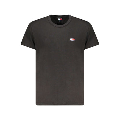 Black Cotton Men's T-Shirt