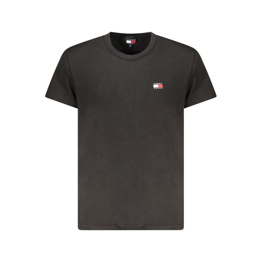 Black Cotton Men's T-Shirt