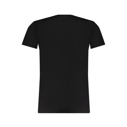 Black Cotton Men's T-Shirt