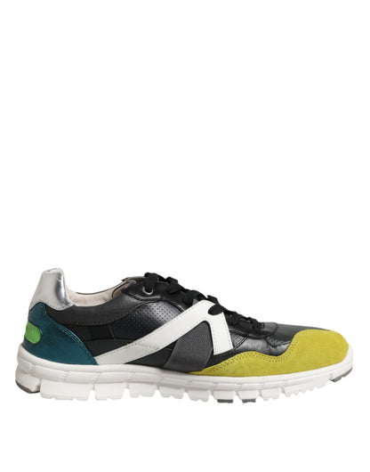 Multicolor Lace Up Low Top Men Sneakers Shoes