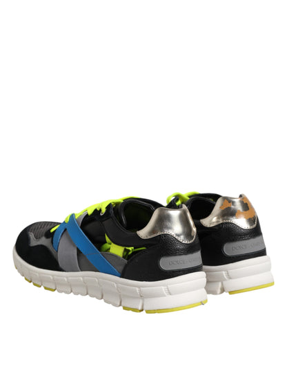 Multicolor Lace Up Low Top Men Sneakers Shoes