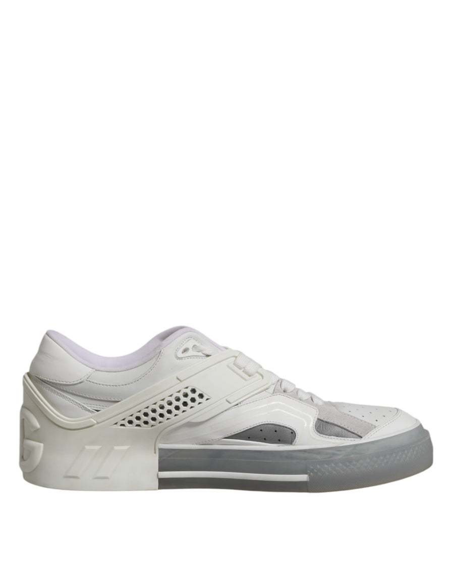 White Low Top DG Embossed Men Sneakers Shoes