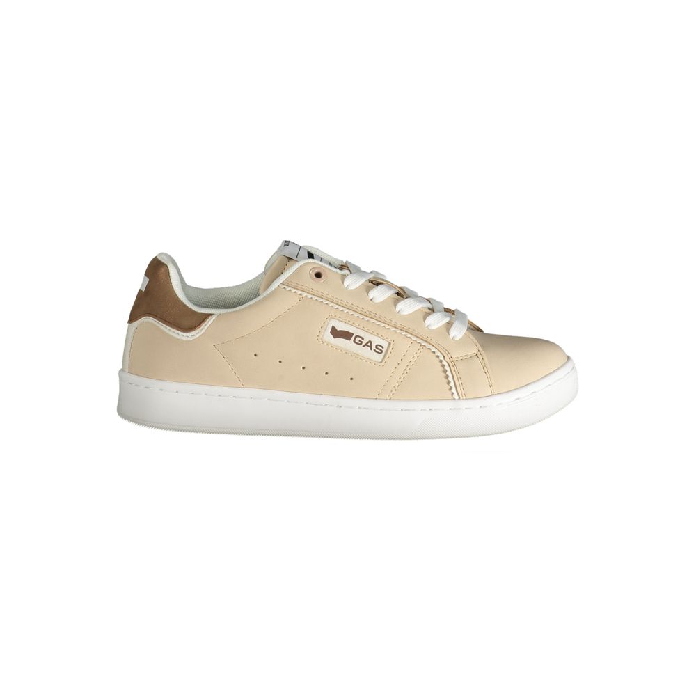 Beige Polyester Sneaker