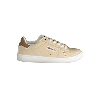 Beige Polyester Sneaker