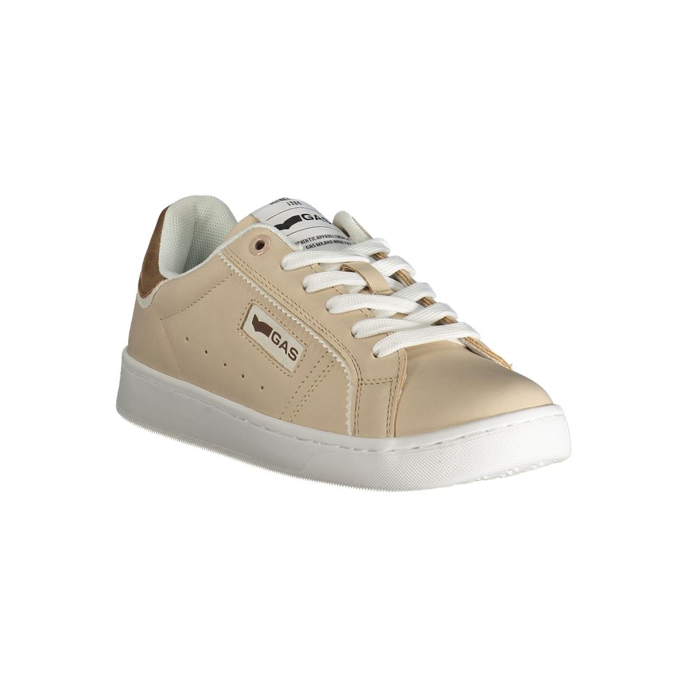 Beige Polyester Sneaker