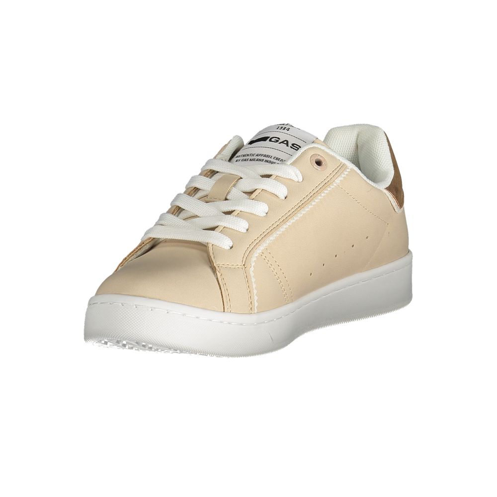 Beige Polyester Sneaker