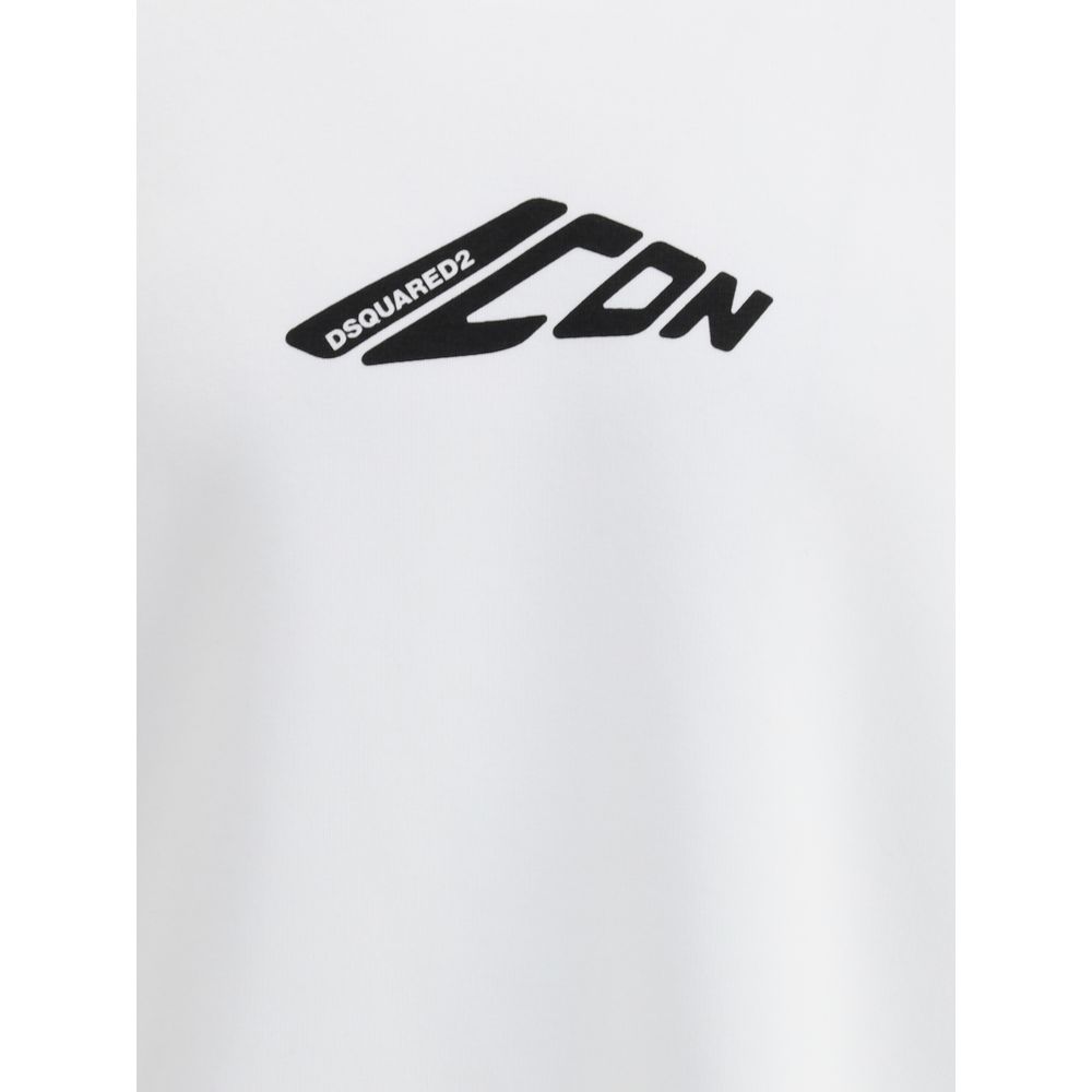 White Cotton Sweatshirt