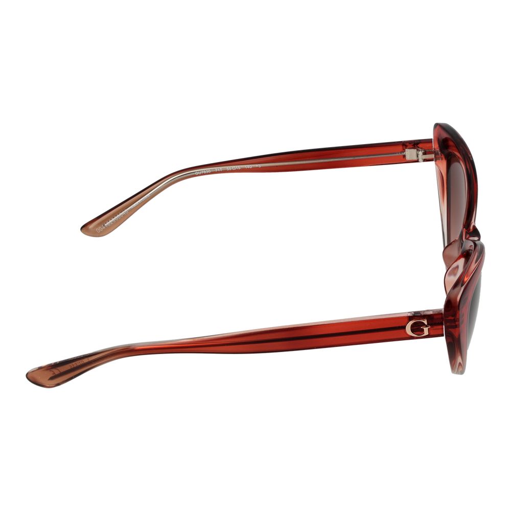 Burgundy Plastic Sunglasses
