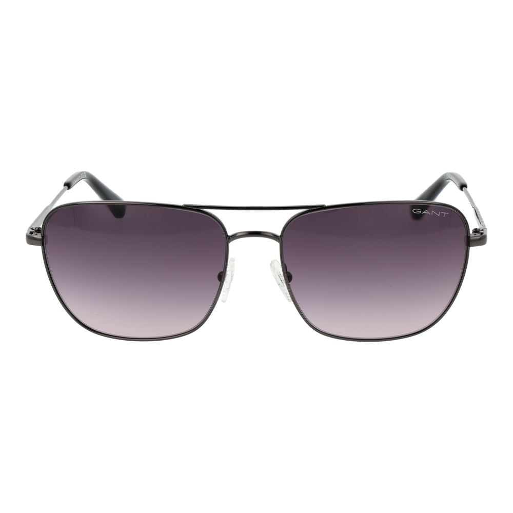Gray Metal Sunglasses
