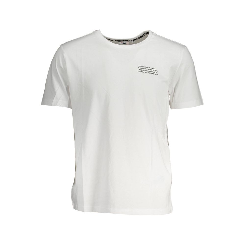 Bianco Cotone Uomo T-Shirt