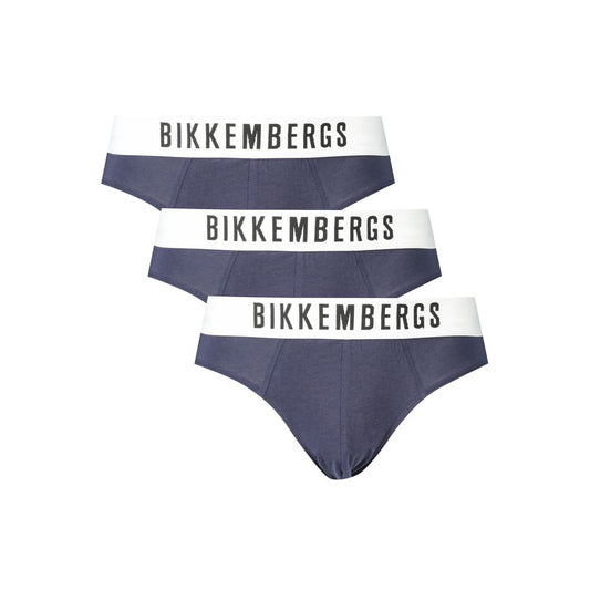 Blu Polyester Men Underwear