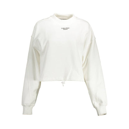 Bianco Cotton Woman Sweatshirt
