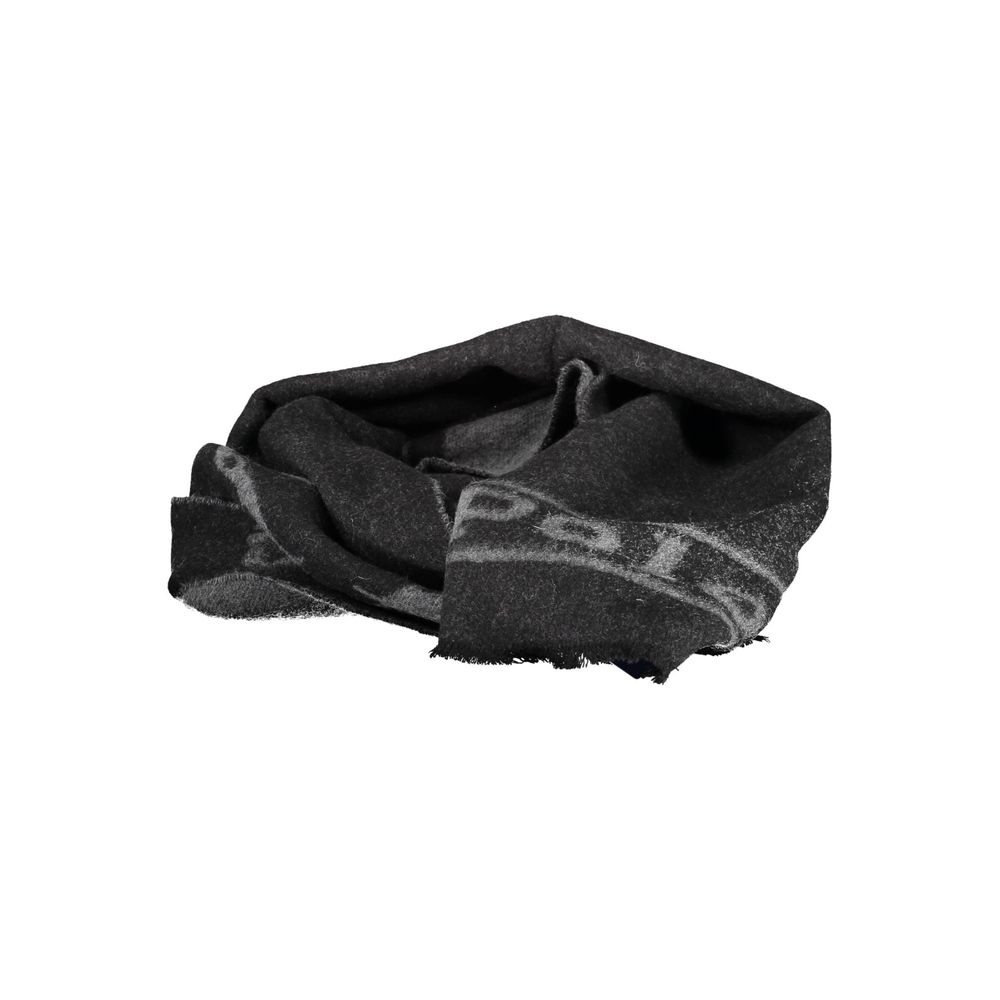 Nero Lana Uomo Scarf