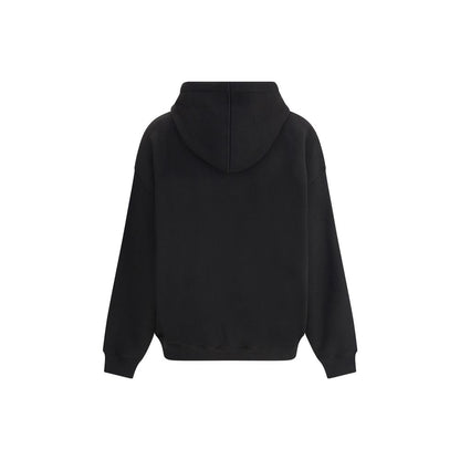 Black Cotton Sweatshirt