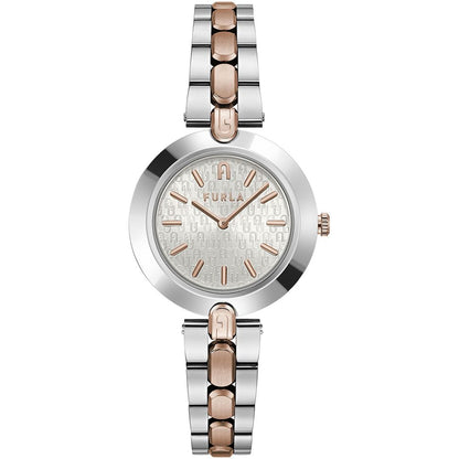 Gray Stainless Steel Dress Watch