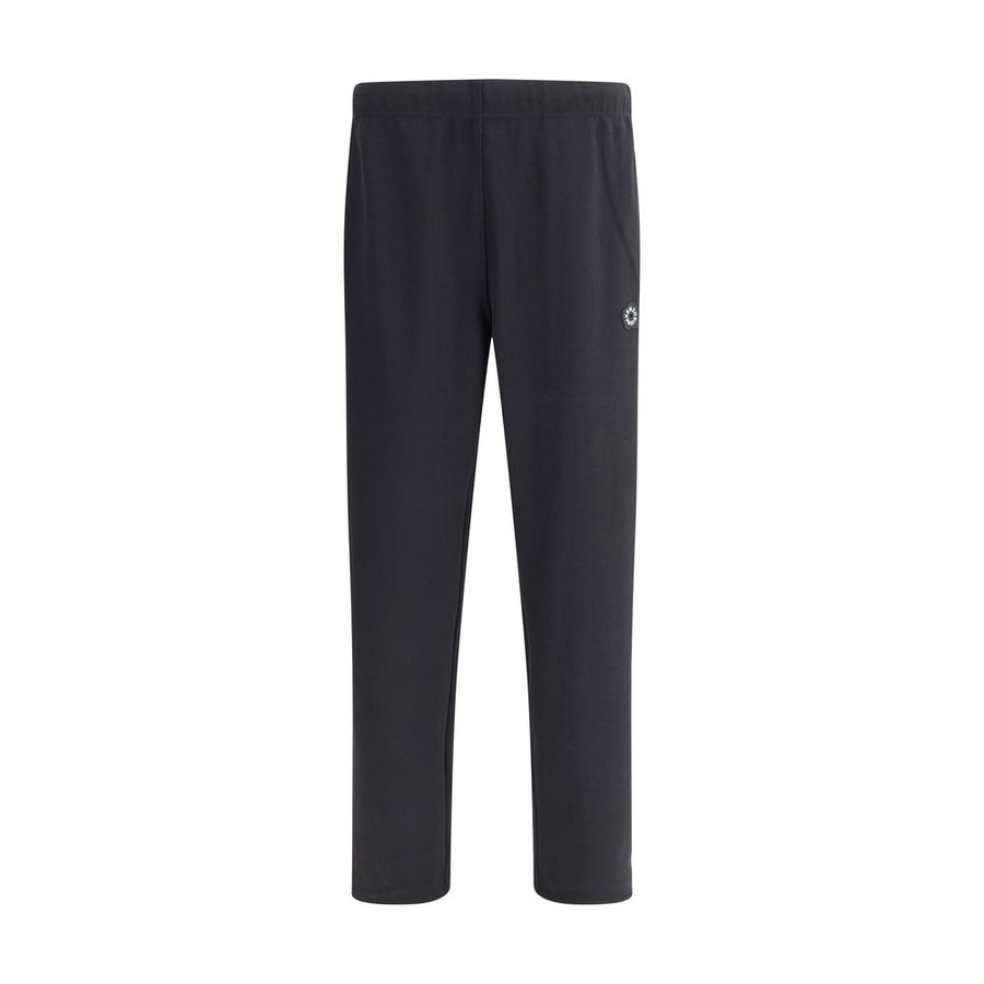 Black Polyester Joggers (Workout Pants)
