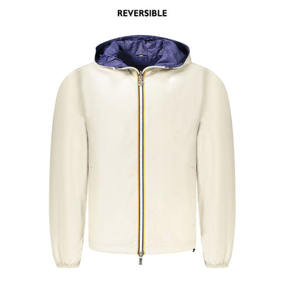 Beige Nylon Jackets & Coat