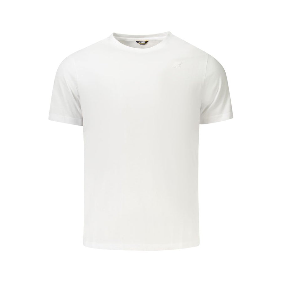 White Cotton Men T-Shirt