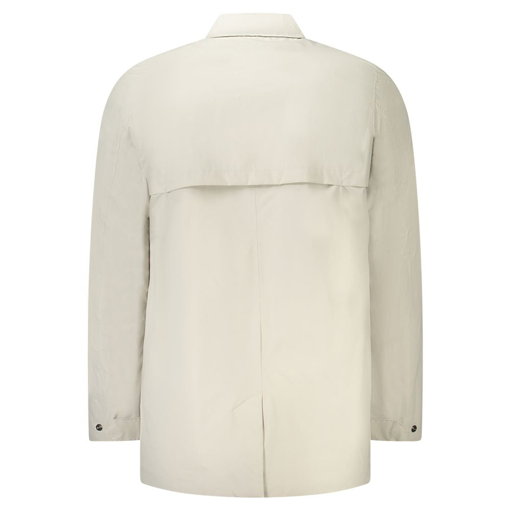 Beige Polyamide Jackets & Coat