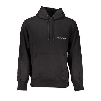 Black Cotton Men Sweater