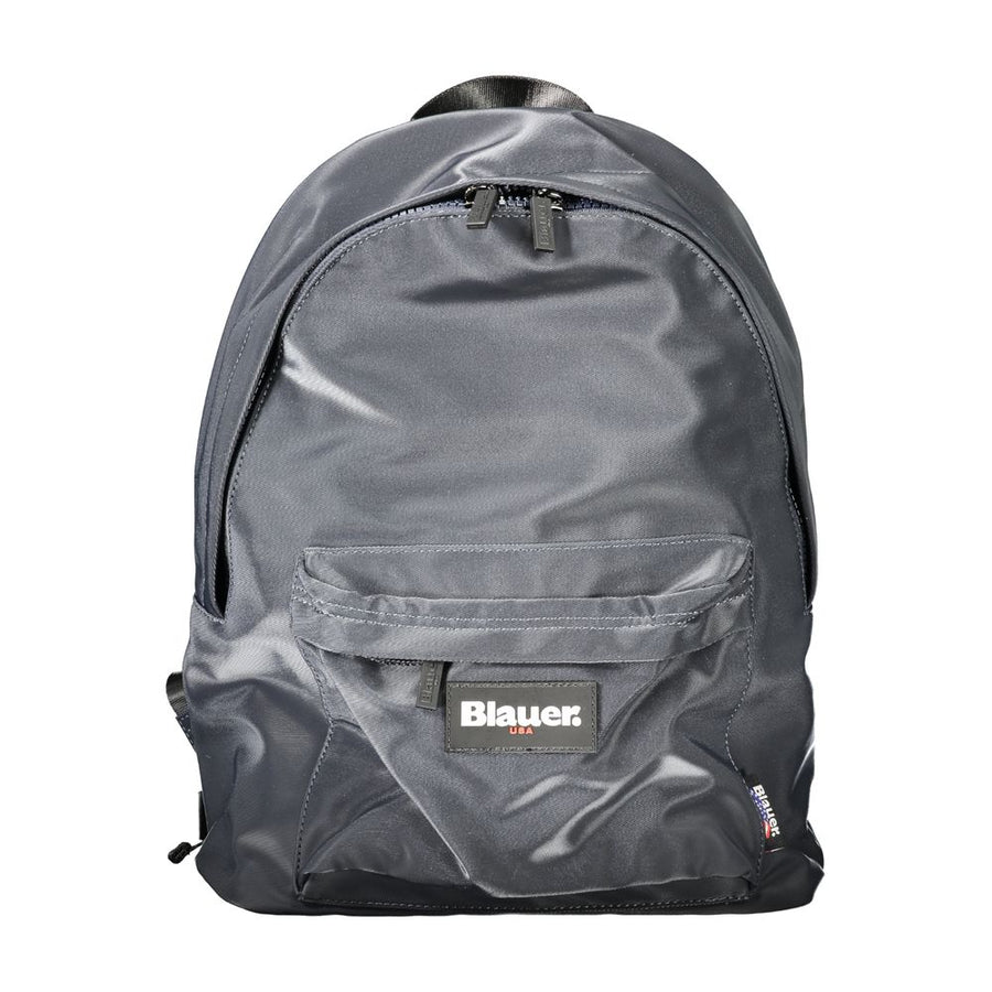 Blu Polyester Men Backpack