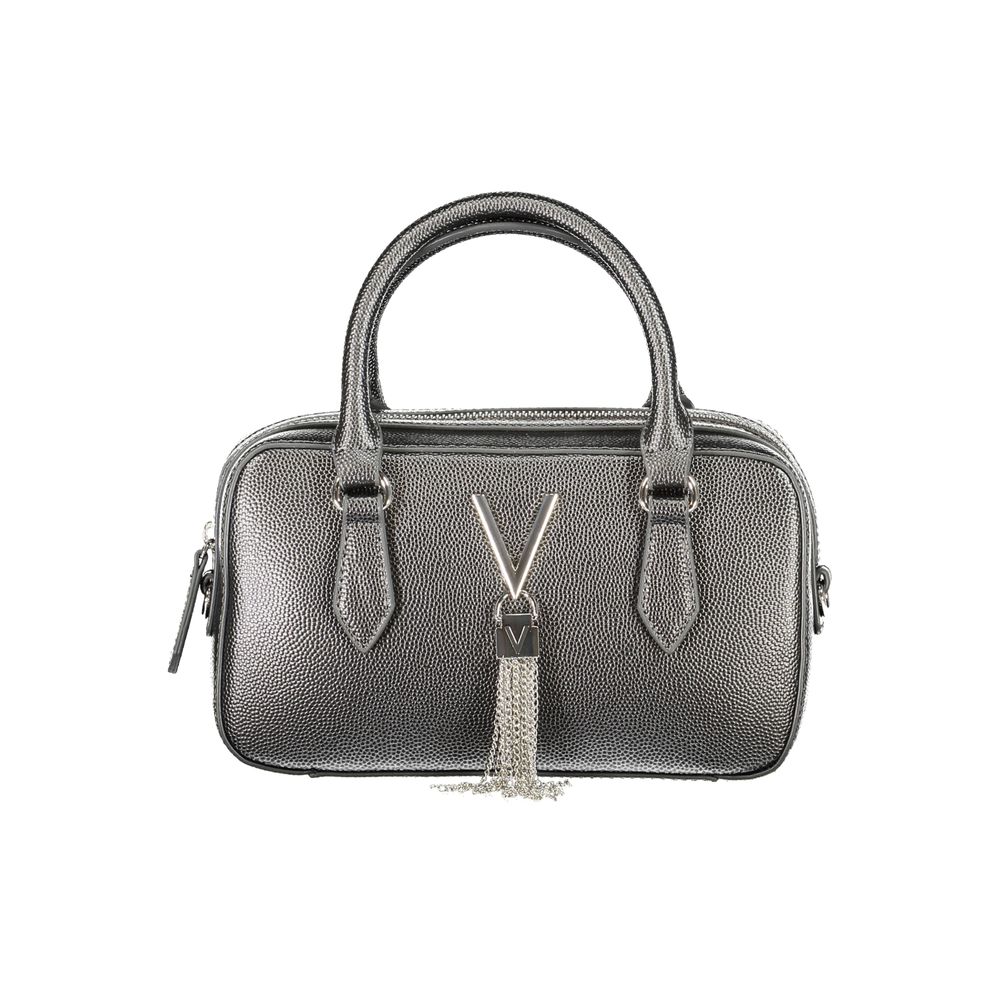 Argento Polyurethane Women Handbag
