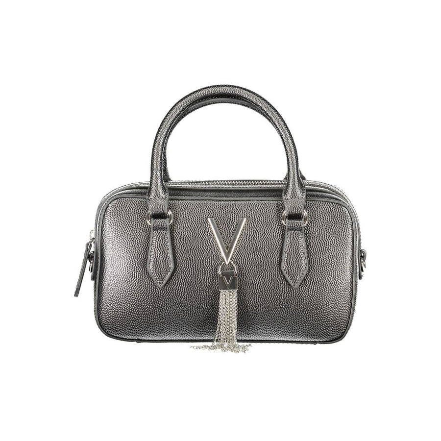 Argento Polyurethane Women Handbag