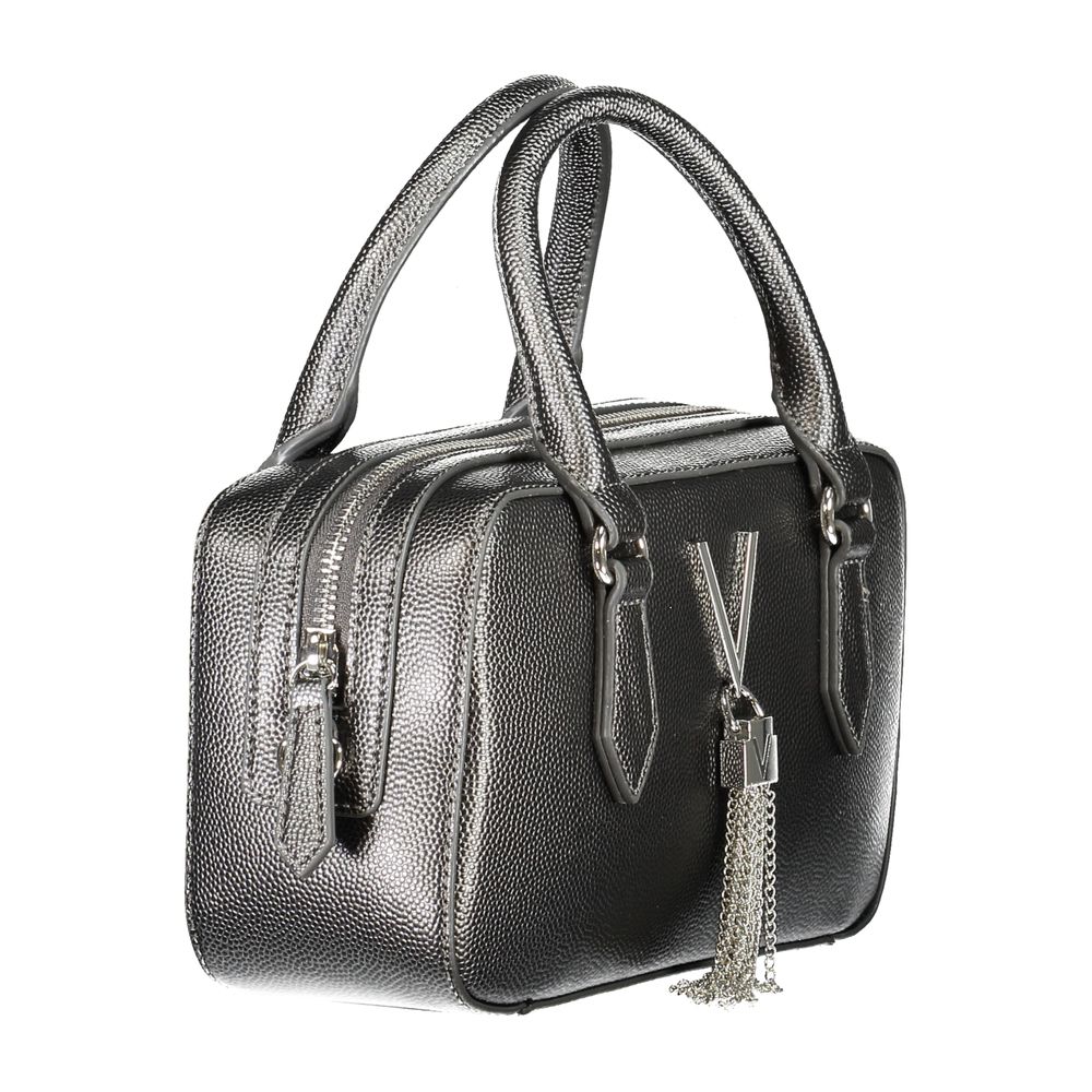 Argento Polyurethane Women Handbag