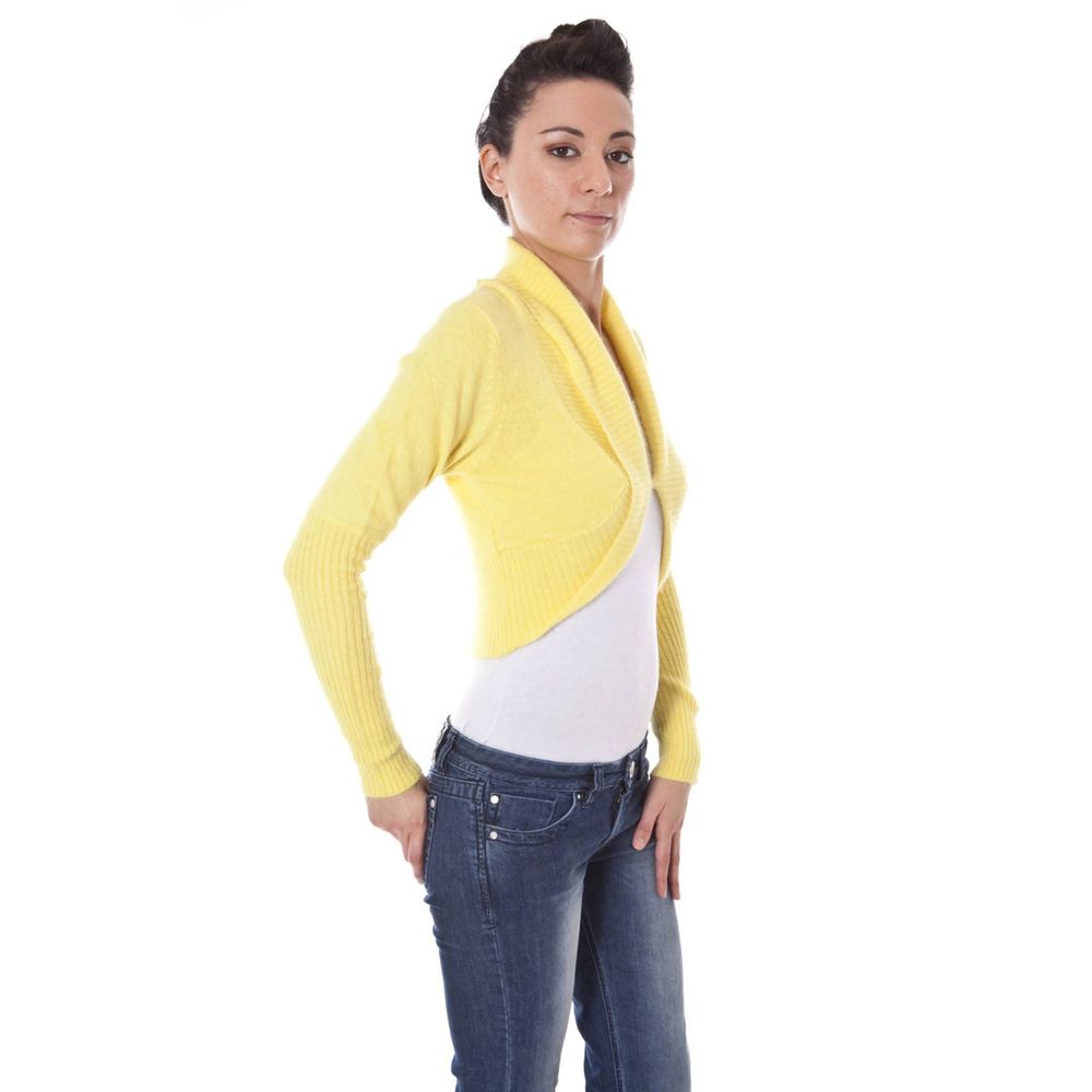 Giallo Poliammide Women's Shrug
