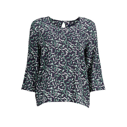 Blue Viscosa Women Shirt