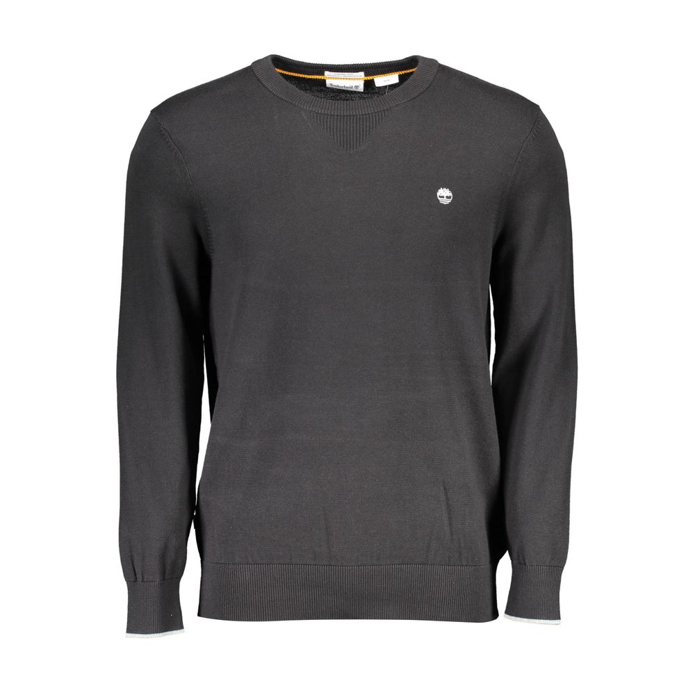 Black Organic Cotton Men Sweater