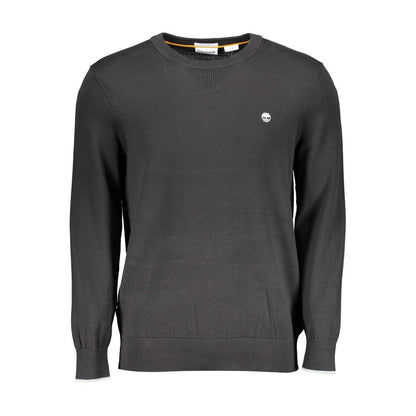 Black Organic Cotton Men Sweater
