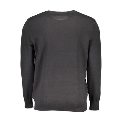 Black Organic Cotton Men Sweater