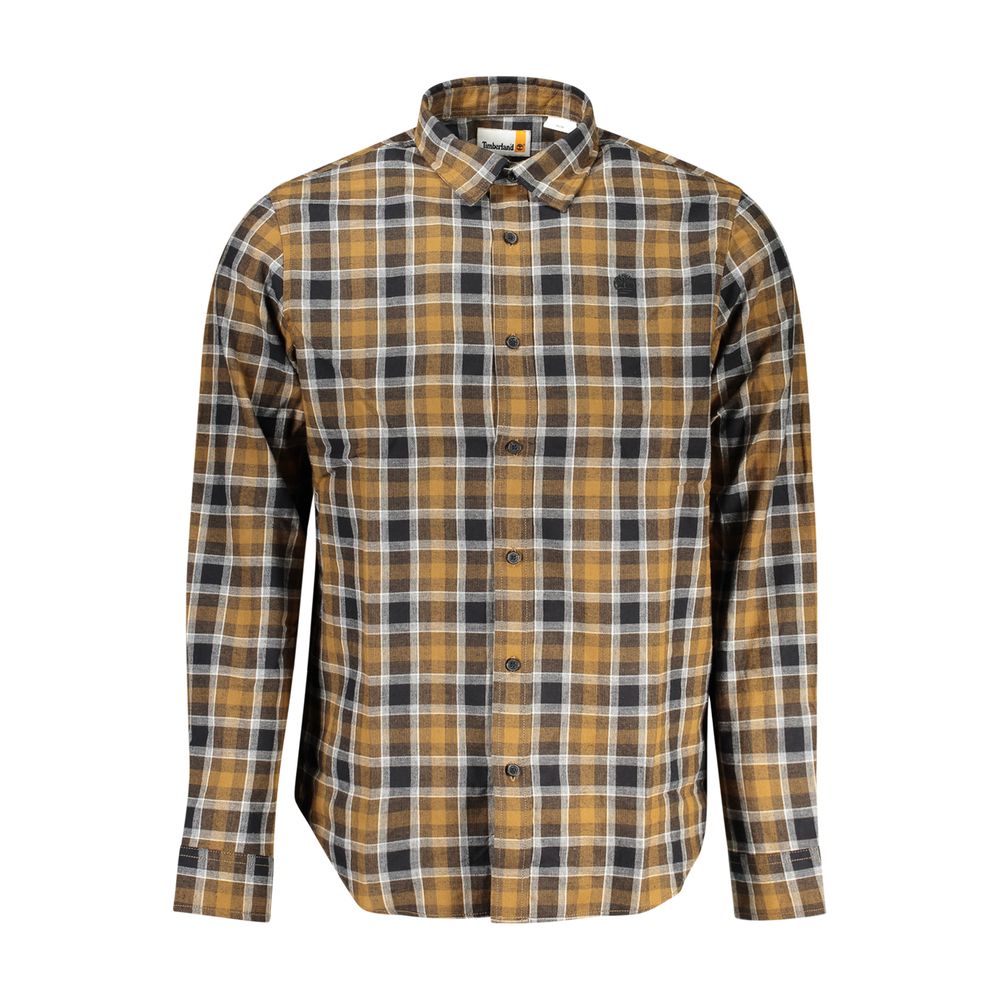 Marrone Cotton Men Shirt