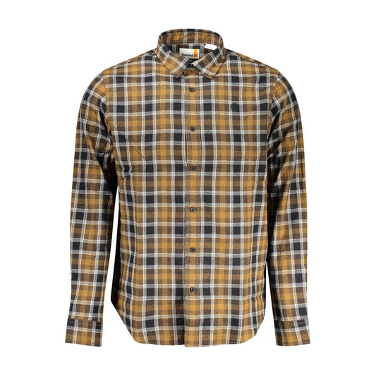 Marrone Cotton Men Shirt