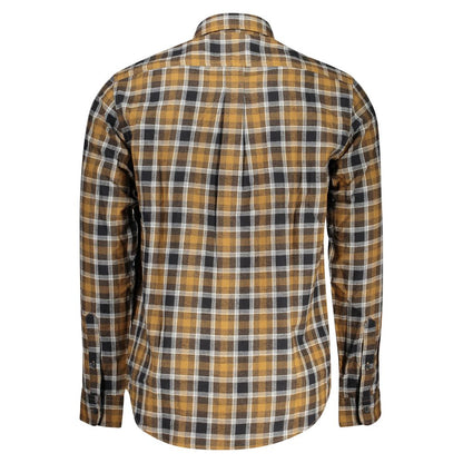 Marrone Cotton Men Shirt