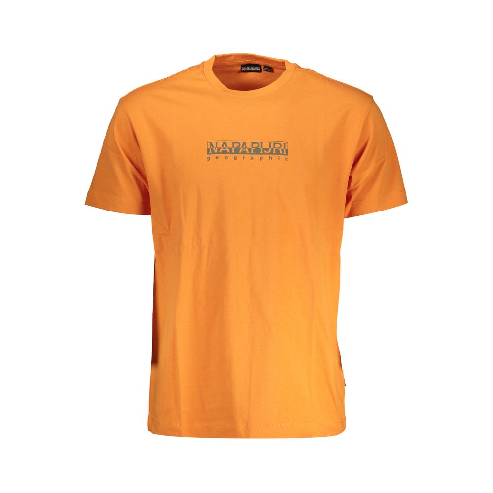 Arancione Cotton Men T-Shirt