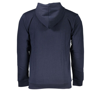 Blue Cotton Men Sweater