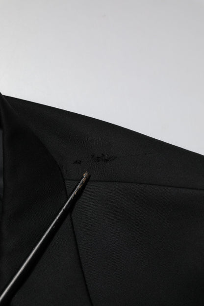 Black Double Breasted Men Jacket Suit Blazer