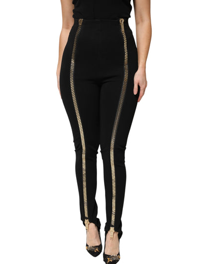 Black High Waist Skinny Pants
