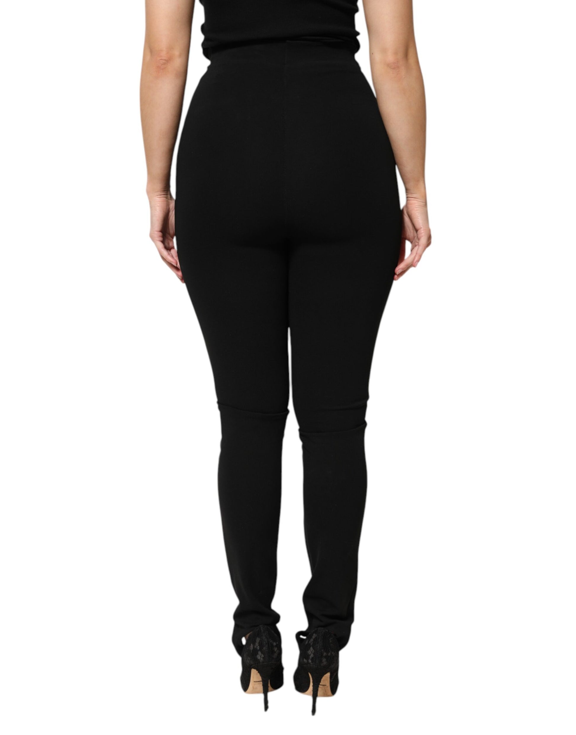 Black High Waist Skinny Pants
