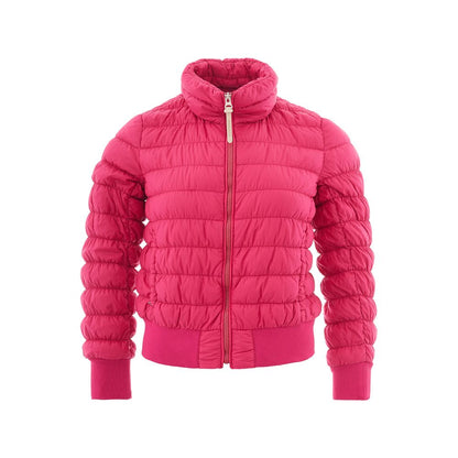 Fuchsia Polyamide Bomber