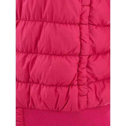 Fuchsia Polyamide Bomber
