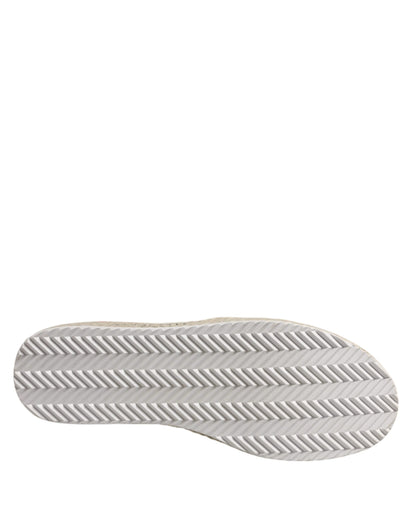 Pink Canvas Crystal Embellished Slip On Shoes