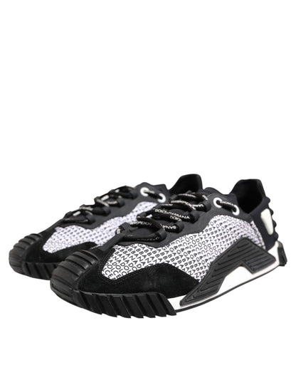 Black Logo Lace Up Low Top NS1 Sneakers Shoes